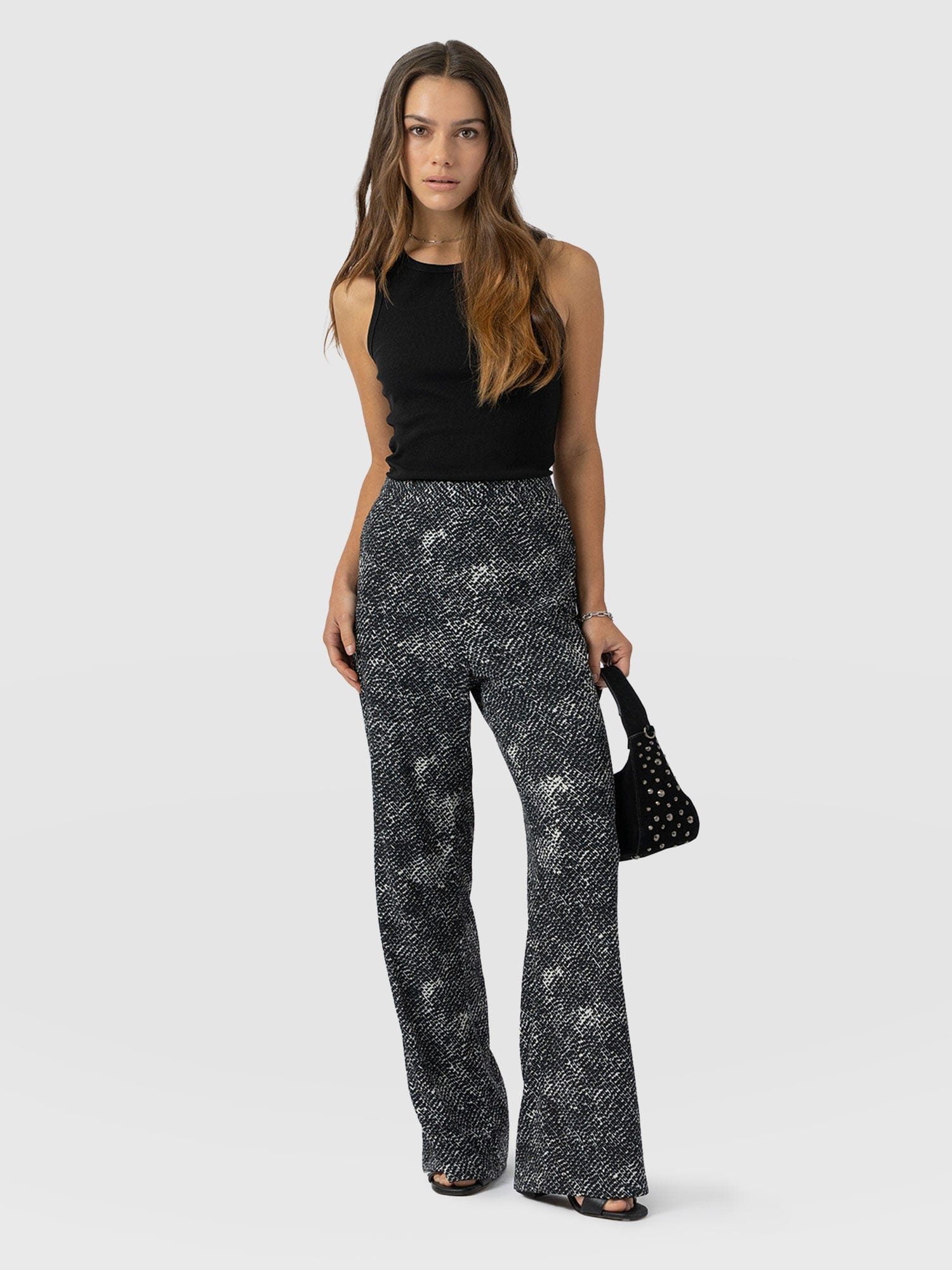 Sawyer Pant Monochrome Gothica - Women's Pants | Saint + Sofia® USA